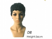 頭部模特兒 D系列 女 膚 矮頭台